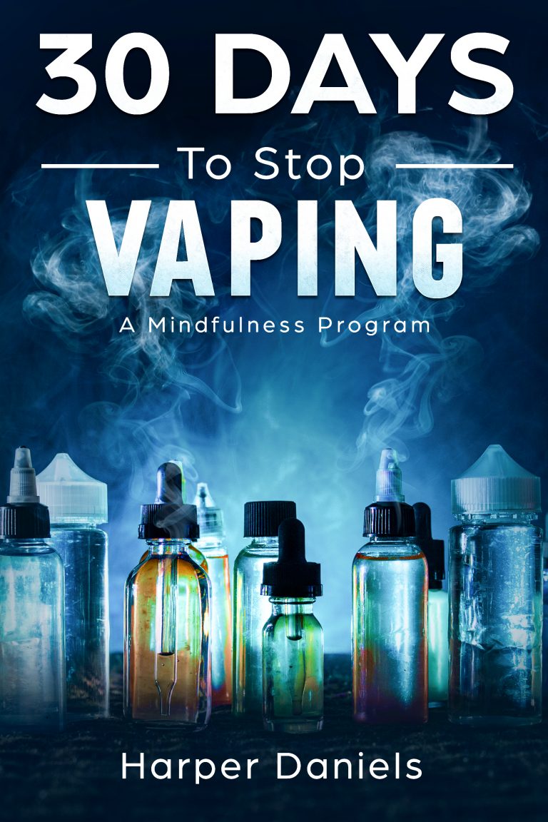 30 Days to Stop Vaping by Harper Daniels is a mindfulness and meditation guide to help you overcome the habit of vaping. This mindfulness guide takes an unconventional approach to quitting. It's short, easy, and straight to the point. You have the ability to overcome a vape habit. Try this mindfulness guide. Available on Amazon in ebook and print format.